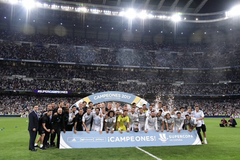 Merengues celebram conquista no Santiago Bernabeu