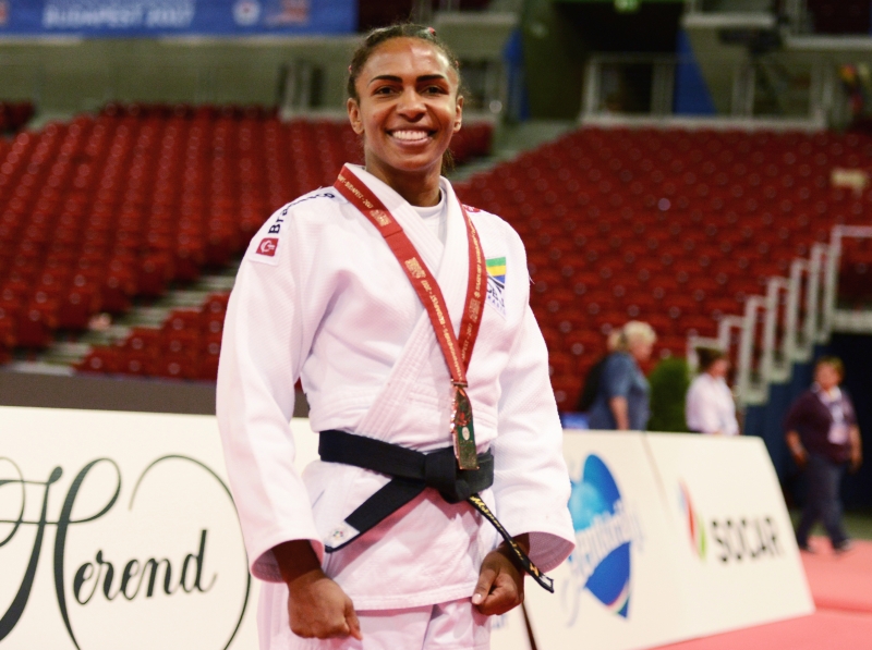Érika assegurou a terceira medalha seguida em mundiais