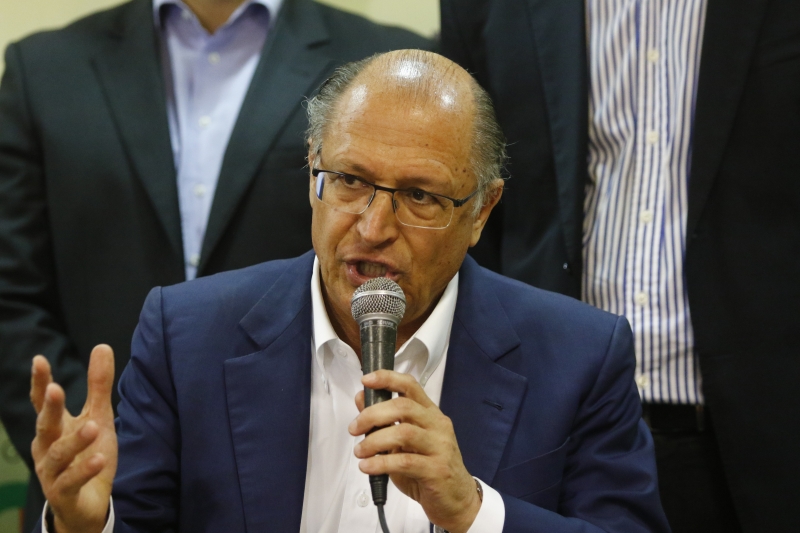 Alckmin elogiou presidente da Câmara e disse que o PSDB sempre teve 'estima' pelos quadros do DEM