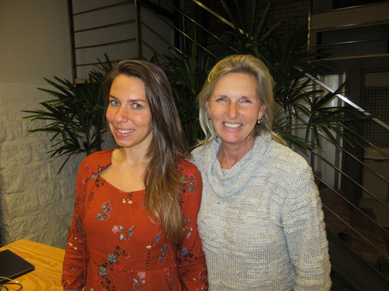 Vivian Hennig e Haydée Hennig comandam o Box Interativo