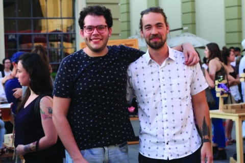 Gabriel Baron Bastos e Rodrigo Kronbauer, organizadores do Modaut