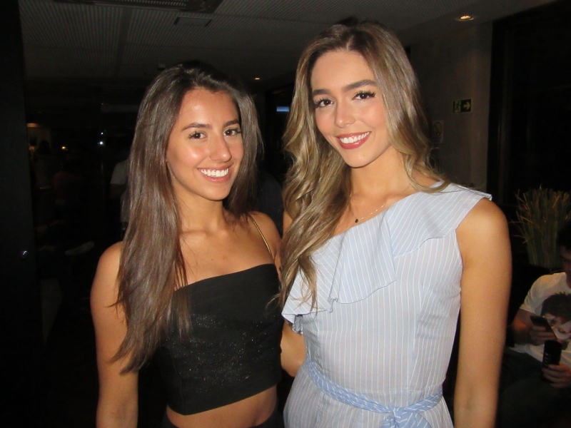 Anne Penz com Carol Loureiro, que brindou seu aniversário 