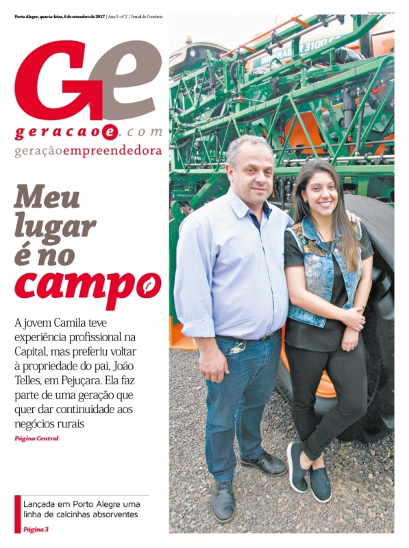 Capa da edição do dia 6 de setembro de 2017 Foto: /REPRODUÇÃO/JC