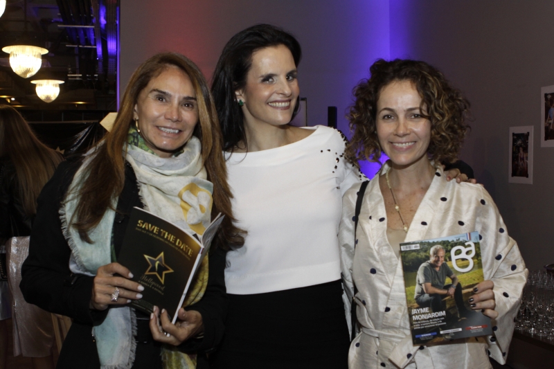 Olga Velho, Mariana Bertolucci e Greice Merlin Boff na Casa Prado