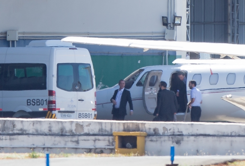 Joesley Batista chegou de jatinho no aeroporto de Brasília para prestar depoimento à PGR
