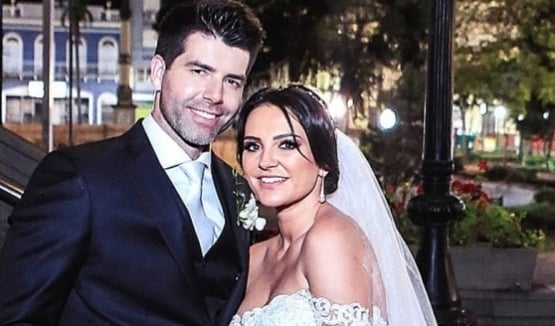 Rafael Vergani e Jéssica Rodrigues casaram-se em cerimônia na Catedral Diocesana de Caxias do Sul