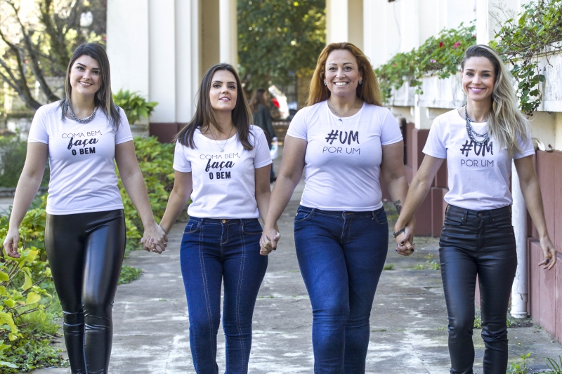 Nutricionistas parceiras na a��o criaram pratos para a Brubins