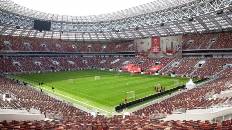 Estádio Luzhniki, em Moscou, será o palco da grande final do torneio