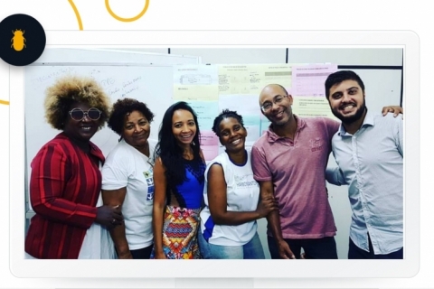 Mestre em Marketing Estrat&eacute;gico, Vinicius Mendes Lima, a direita, &eacute; o fundador da Ag&ecirc;ncia Besouro