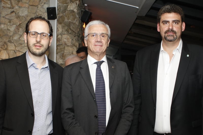 >> Lisandro Parra, Carlos César Garcia Baltar e Martín Kerchner Tomba recepcionaram os convidados 