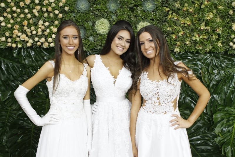 Eduarda Tessari Pereira, Marya Eduarda Guerra Mancio e Rafaela Biavatti Albert, do União