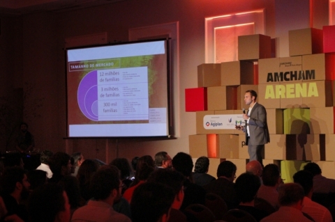 Doze startups tiveram de fazer suas apresenta��es no Sheraton