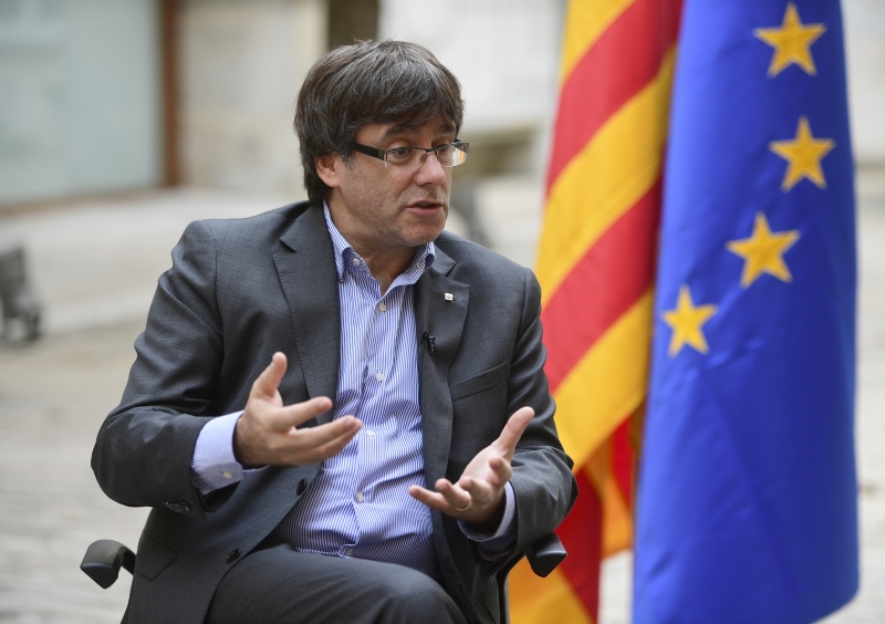 Puigdemont luta pela independência da Catalunha da Espanha