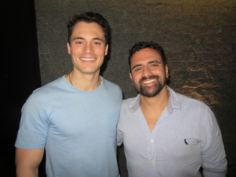 William Richard Bond com Guga Garcia que comemorou seu aniversário no Eleven Dinner Room 