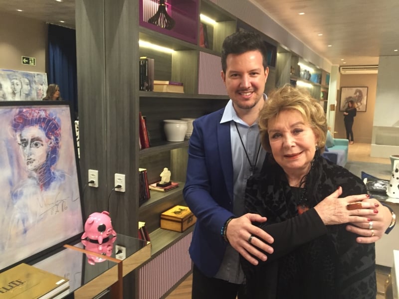 Fernando Schwalm criou o ambiente que presta homenagem a Tânia Carvalho