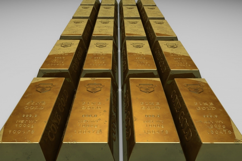 Os investidores trocaram a segurança do metal precioso por ações nas bolsas americanas e europeias