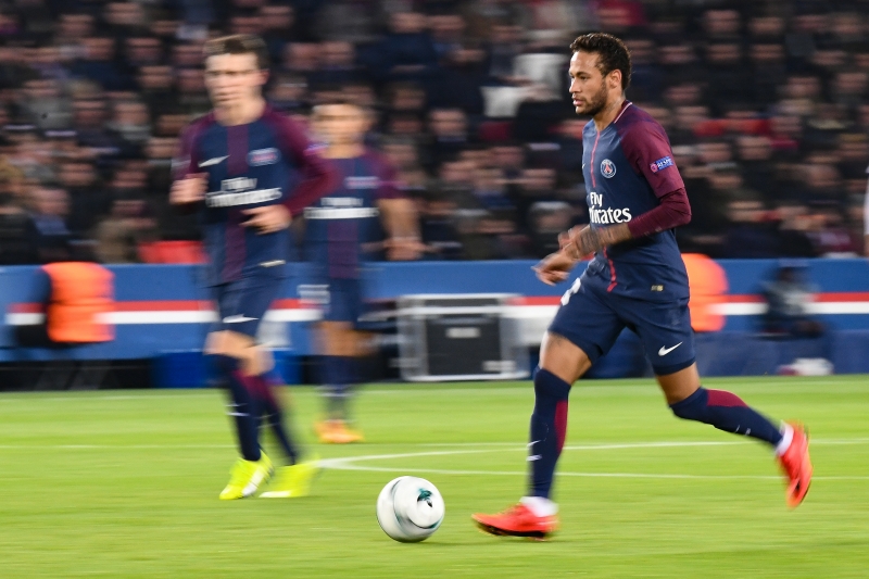 Neymar anotou um dos tentos dos franceses contra os belgas