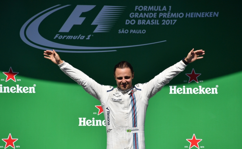  Massa largou da nona colocação neste domingo e se destacou durante a prova ao ganhar posições