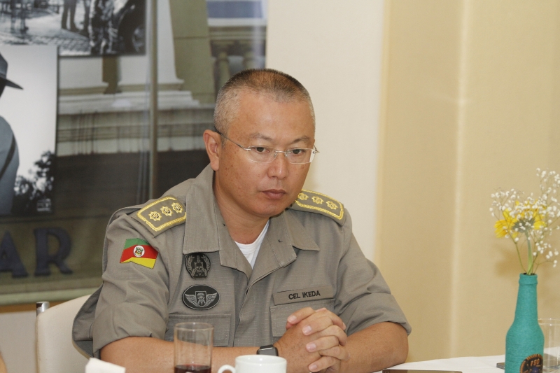 Ikeda atuou no comando do CPC e no subcomando da Brigada Militar
