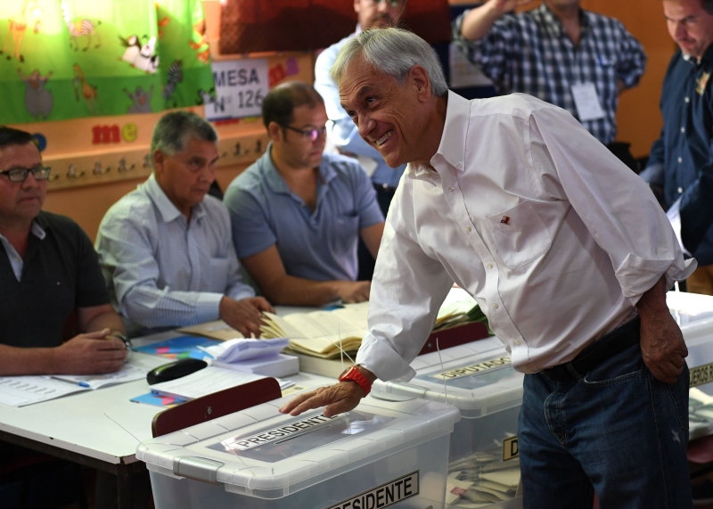 Boca de urna já apontava votação de Piñera menor que a prevista