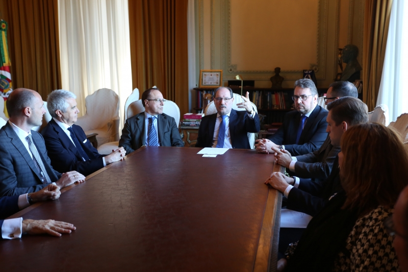 Evento foi confirmando no RS em reunião no Palácio Piratini entre Sartori e Mantovani