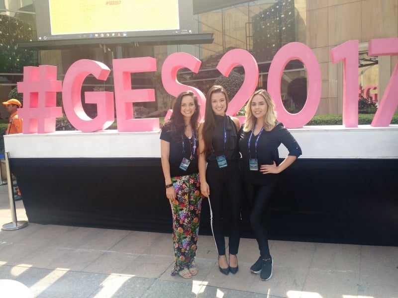 Lygia, Roberta e Mayt� levaram seus neg�cios � Global Entrepeneuship Summit, que ocorreu entre 28 e 30 de novembro