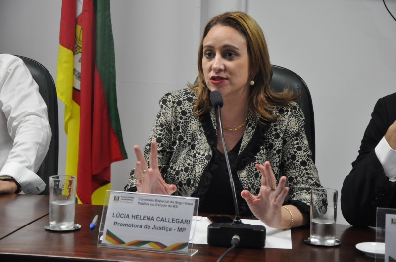 Lúcia Helena Callegari, promotora de Justiça do Ministério Público do Estado
