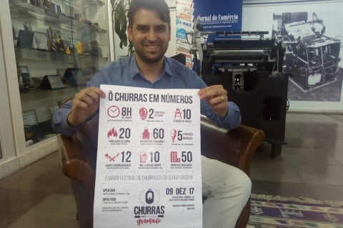 Enzo Arns, organizador do evento � Churras - BBQ Festival