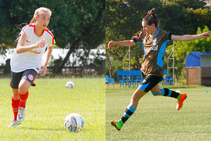 Inter, de Mylena, e Grêmio, de Karina, decidem campeonato regional neste sábado, no Beira-Rio