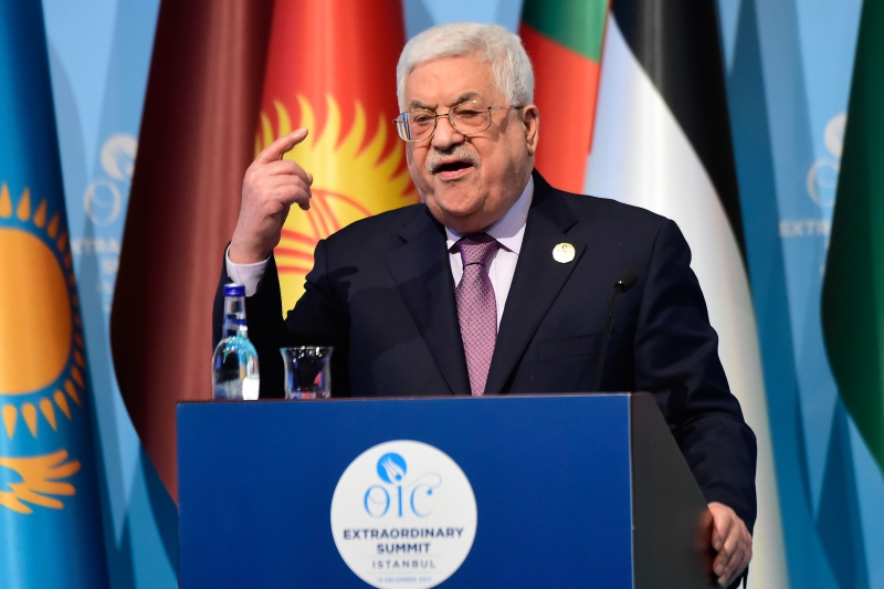 Abbas criticou os Estados Unidos por violação de lei internacional