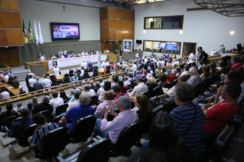 Convenção do PDT reconduziu deputado federal Pompeo de Mattos à presidência até 2019