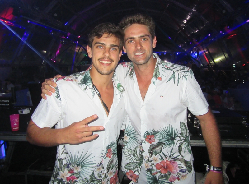 Pedro Haleva Agrifoglio e Paulo Agrifoglio formam 
a dupla DJ Long Brothers