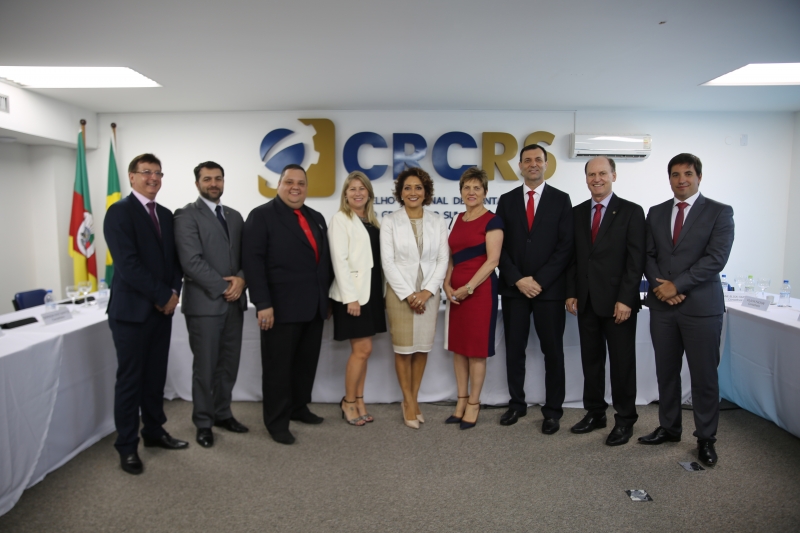 Nova diretoria do CRCRS, eleita para o período 2018-2019, quer aproximar ainda mais a entidade dos profissionais
