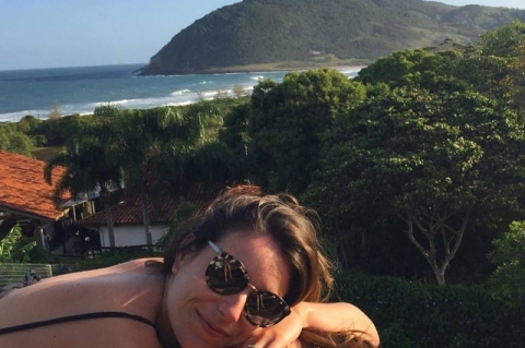 Juliana Schmidt Machado Bastian, jornalista, louca por gastronomia e por Santa Catarina