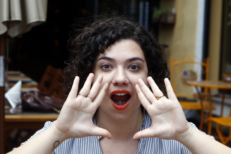 entrevista com Ge&oacute;rgia Santos sobre a plataforma de opini&atilde;o V&oacute;s Foto: FREDY VIEIRA/JC