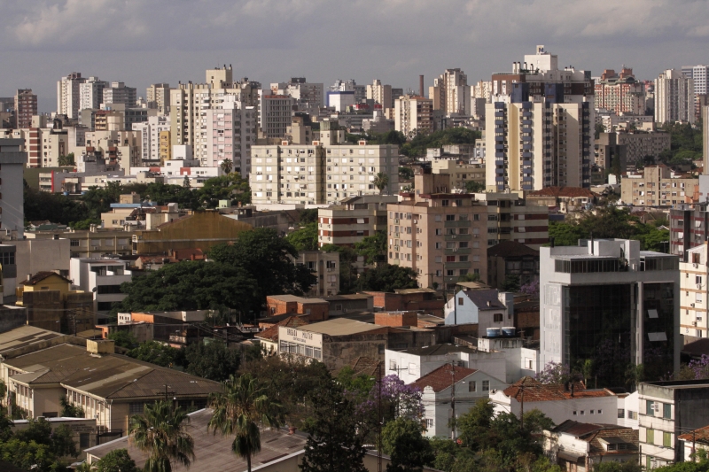 Em Porto Alegre, a retração no peço dos imóveis em janeiro foi de -0,07%