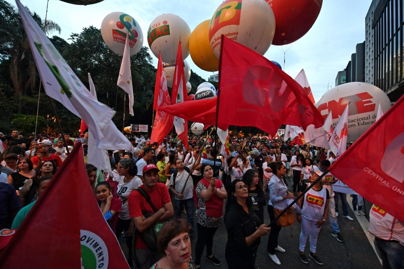 Em 2018, das 92,3 milhões pessoas ocupadas no Brasil, 12,5% eram sindicalizadas