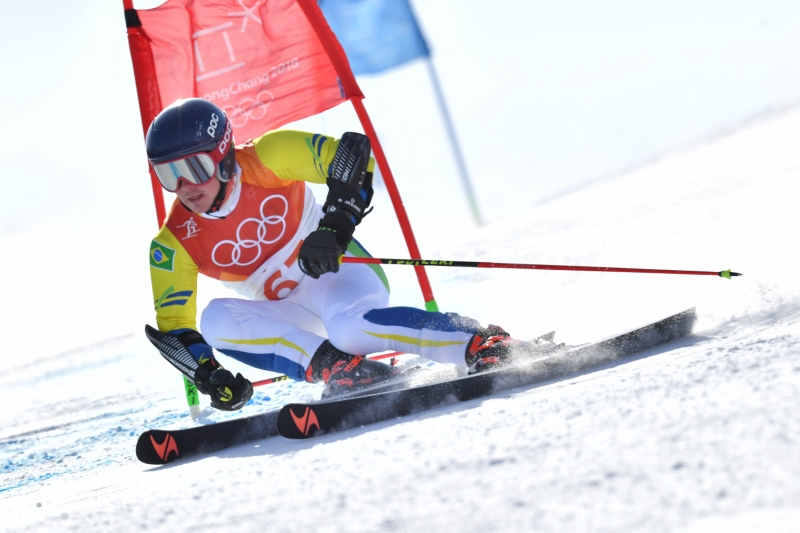 Michel Macedo, que disputa o slalom gigante do esqui alipino nos Jogos Olímpicos de Pyeongchang 2018, venceu na categoria esportes na neve