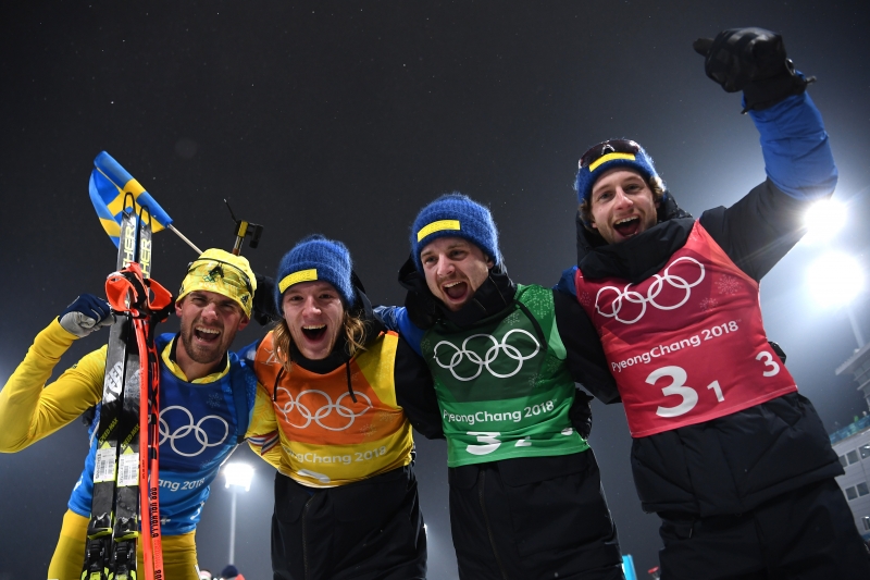 Atletas suecos garantiram o ouro com um tempo 55s5 superior ao da Noruega