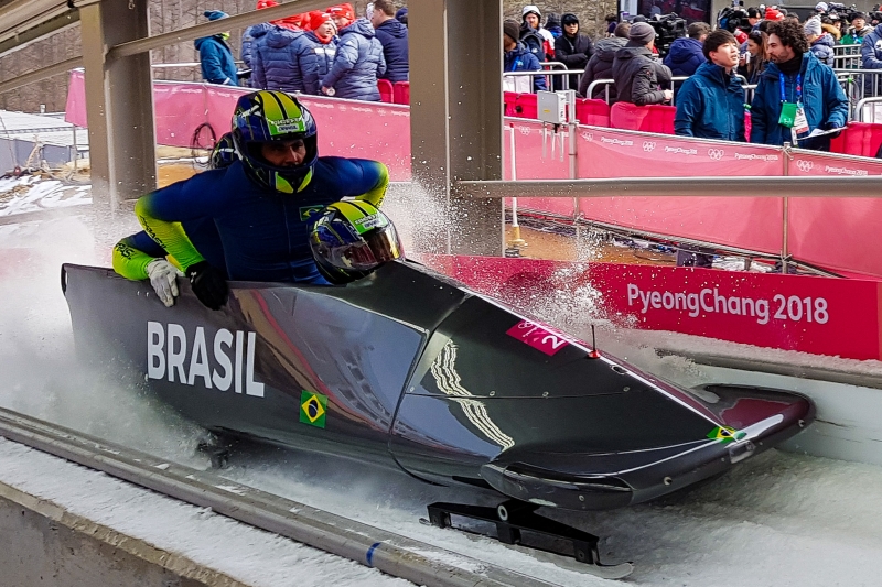 Equipe de bobsled do Brasil encerra sua participação em PyeongChang neste domingo