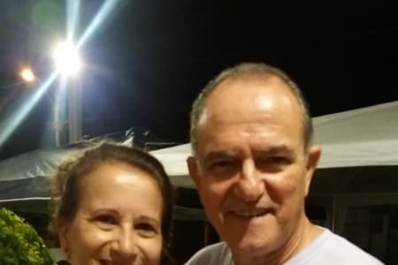 Dalva Isabel de Moraes e Mauri Luiz da Silva, que comandou o tradicional Carreteiro do Mauri, fechando o verão