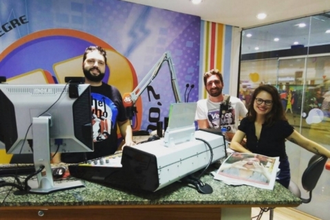 O est�dio fica no Shopping Total, em Porto Alegre