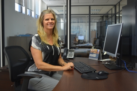 Virginia trabalha na planta de Gua�ba da ThyssenKrupp, onde desempenha o papel de diretora de compras