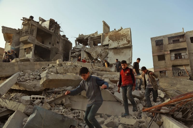 Bombardeios das forças de Assad agravaram a crise humanitária