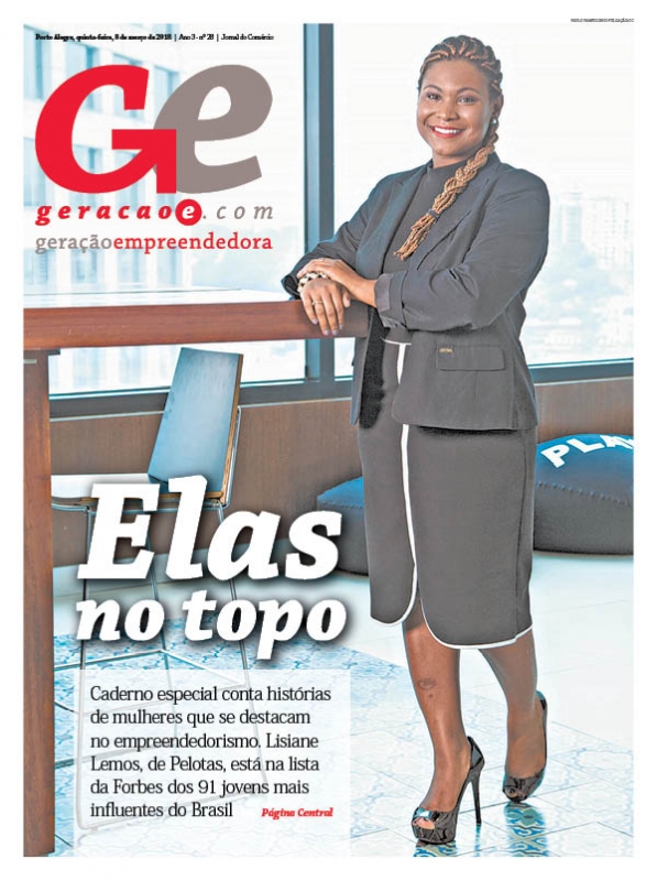 Capa da edição do dia 8 de março de 2018 Foto: /REPRODUÇÃO/JC