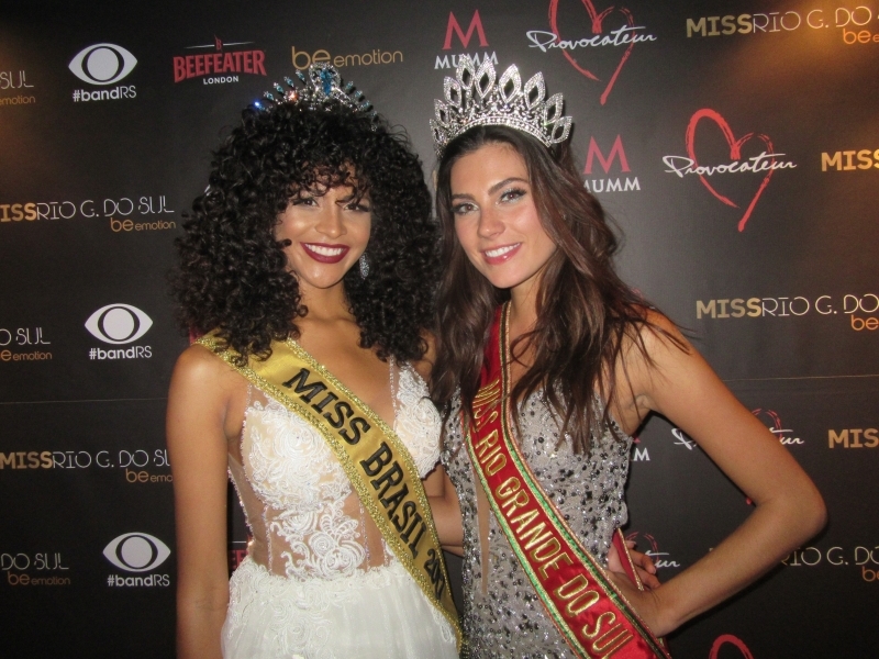 Monalysa Alcântara, Miss Brasil 2017 e Juliana Mueller, Miss RS 2017