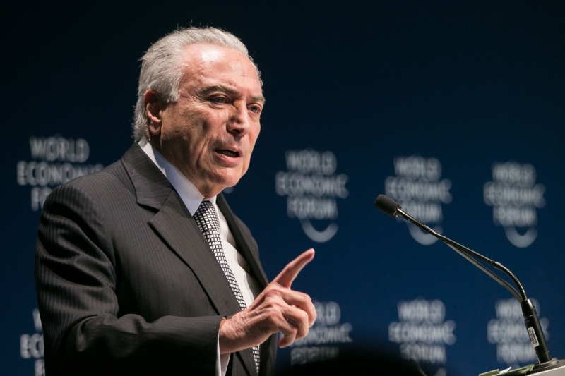 Temer participou do Fórum Econômico Mundial para América Latina
