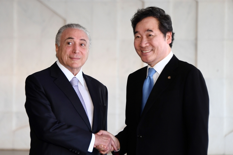 Temer e Nak-Yon Lee falaram também do acordo Coreia do Sul-Mercosul