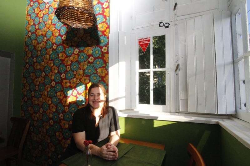 Restaurante Baru.
na foto: Maia Lebedeff, propriet�ria