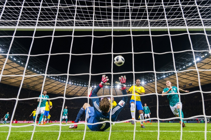 A seleção brasileira derrotou a Alemanha por 1 a 0 em Berlim